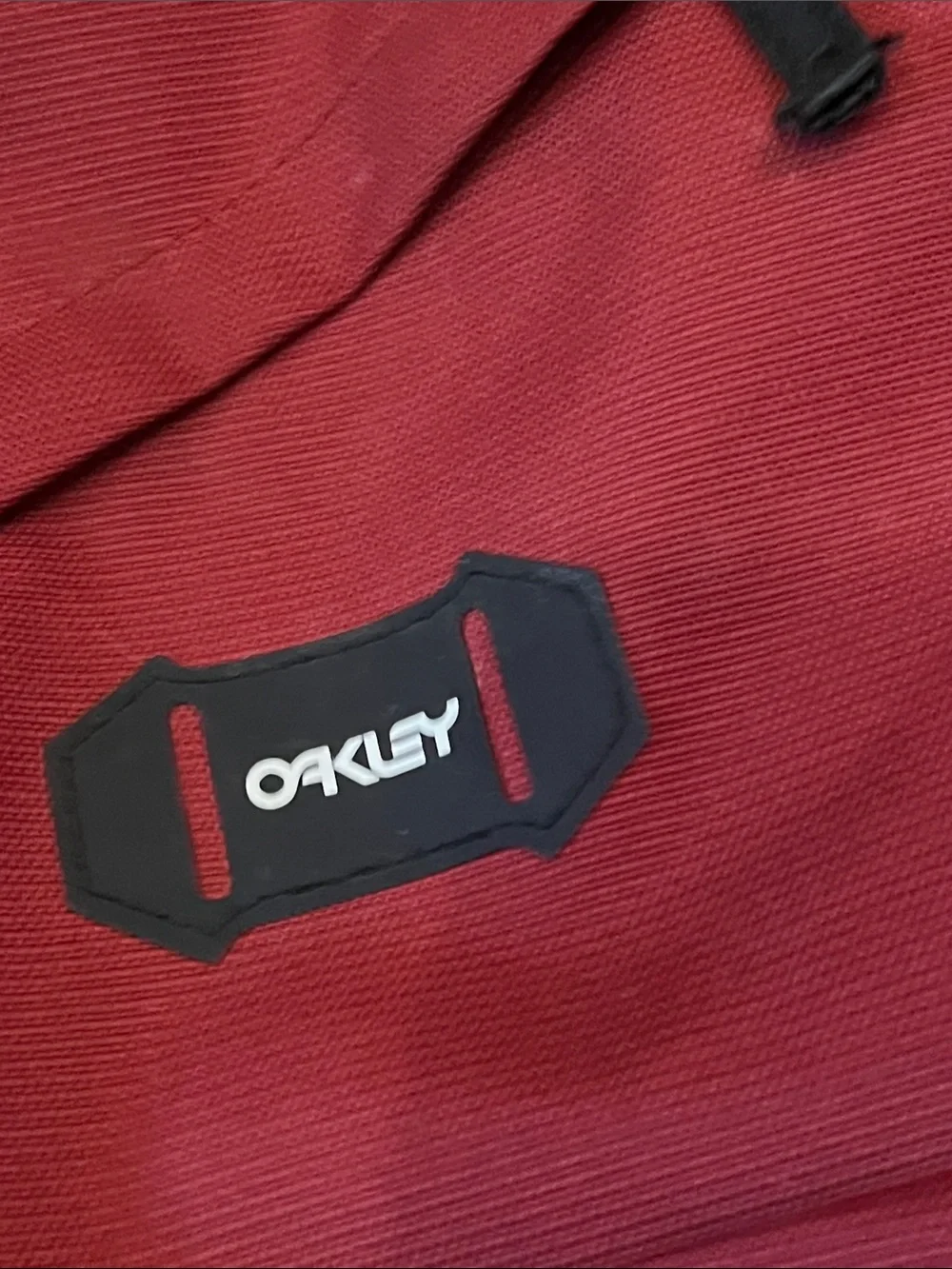 OAKLEY Burgundy Street Backpack Hiking Outdoors Business Shoulder Straps z11